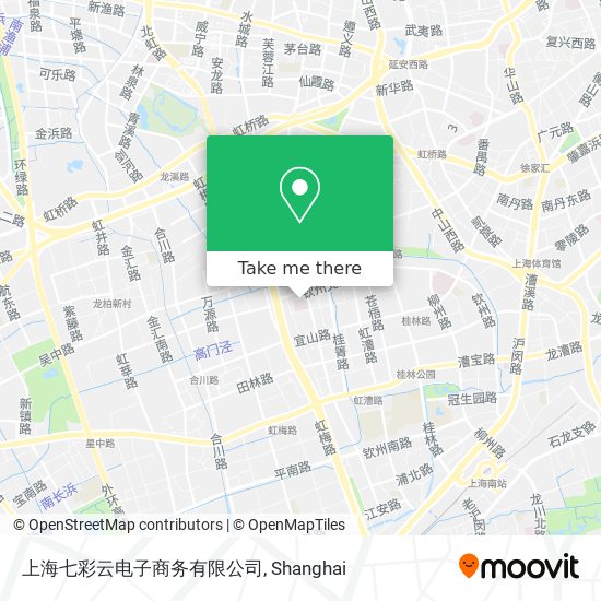 上海七彩云电子商务有限公司 map