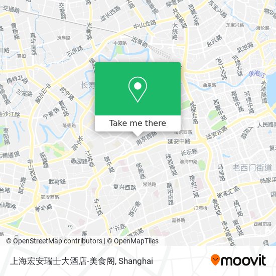 上海宏安瑞士大酒店-美食阁 map