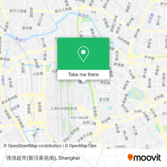 强强超市(新泾家苑南) map