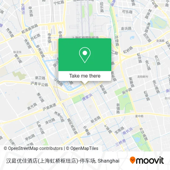 汉庭优佳酒店(上海虹桥枢纽店)-停车场 map