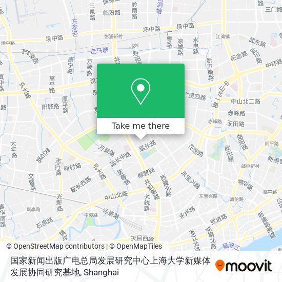 国家新闻出版广电总局发展研究中心上海大学新媒体发展协同研究基地 map