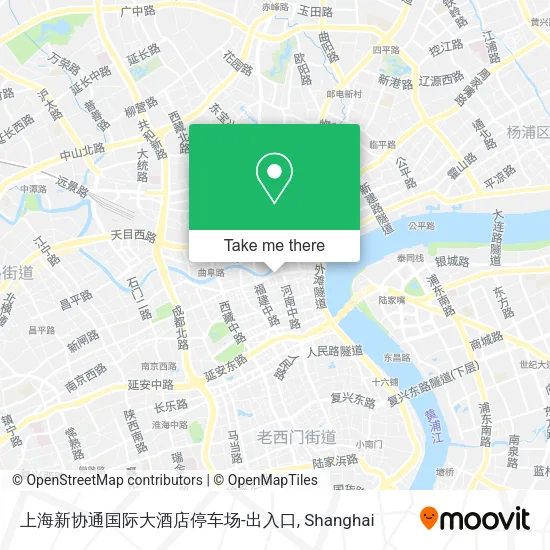 上海新协通国际大酒店停车场-出入口 map