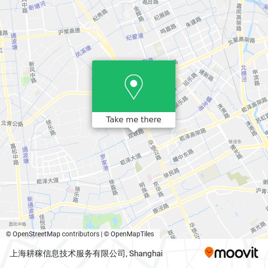 上海耕稼信息技术服务有限公司 map