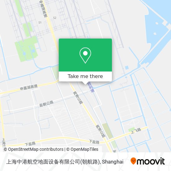 上海中港航空地面设备有限公司(朝航路) map