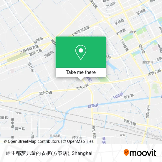 哈里都梦儿童的衣柜(方泰店) map