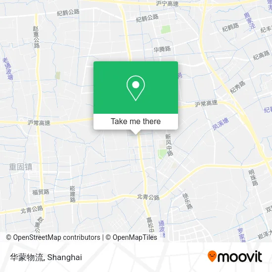 华蒙物流 map