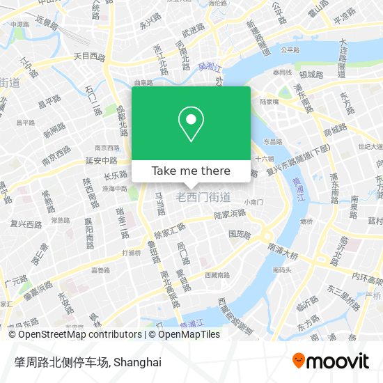 肇周路北侧停车场 map