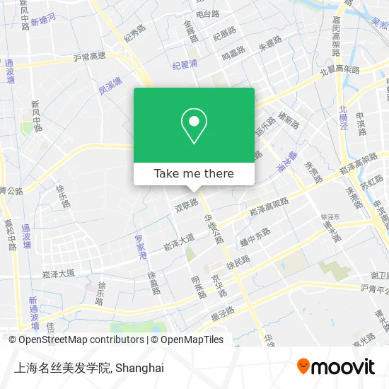 上海名丝美发学院 map