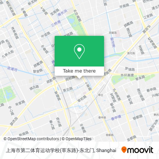 上海市第二体育运动学校(莘东路)-东北门 map