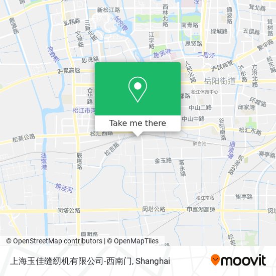 上海玉佳缝纫机有限公司-西南门 map