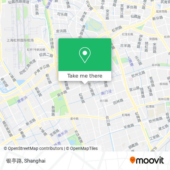 银亭路 map