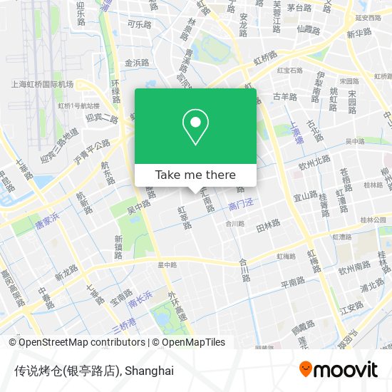 传说烤仓(银亭路店) map