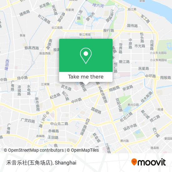 禾音乐社(五角场店) map