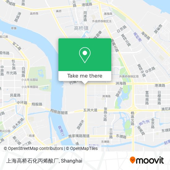 上海高桥石化丙烯酸厂 map