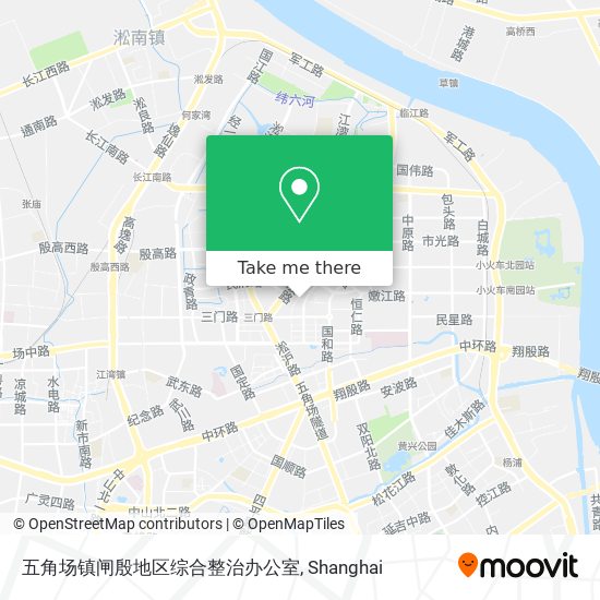 五角场镇闸殷地区综合整治办公室 map