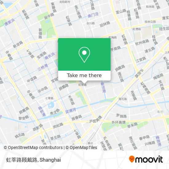 虹莘路顾戴路 map