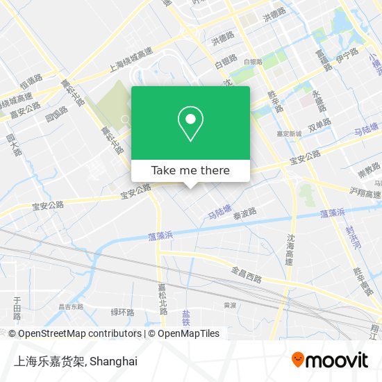 上海乐嘉货架 map
