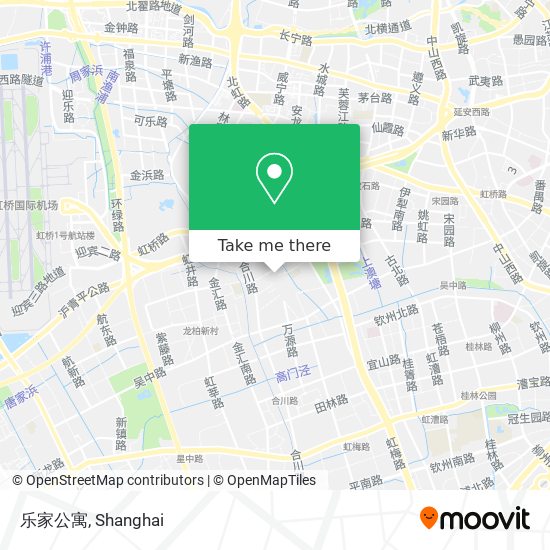 乐家公寓 map