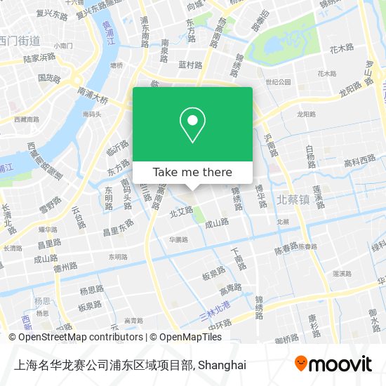 上海名华龙赛公司浦东区域项目部 map