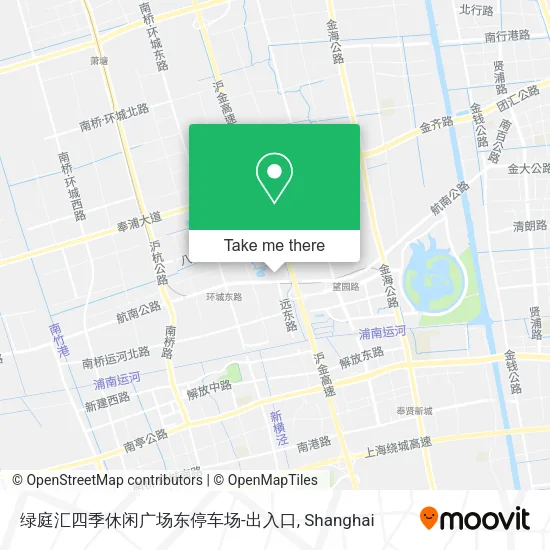 绿庭汇四季休闲广场东停车场-出入口 map