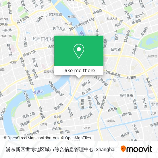 浦东新区世博地区城市综合信息管理中心 map