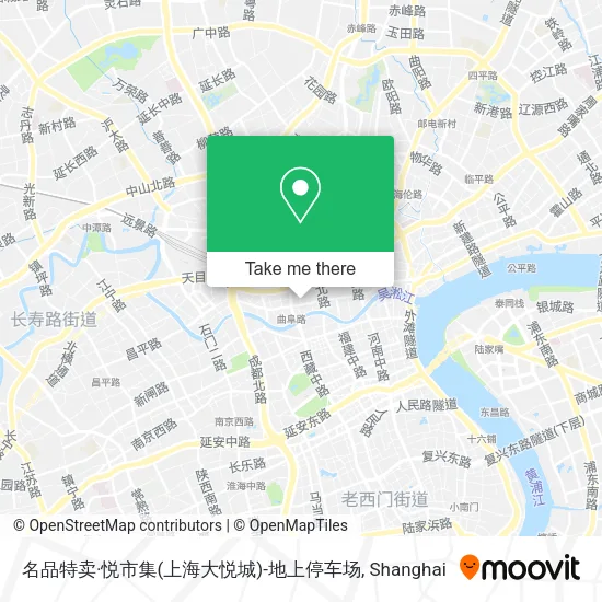 名品特卖·悦市集(上海大悦城)-地上停车场 map