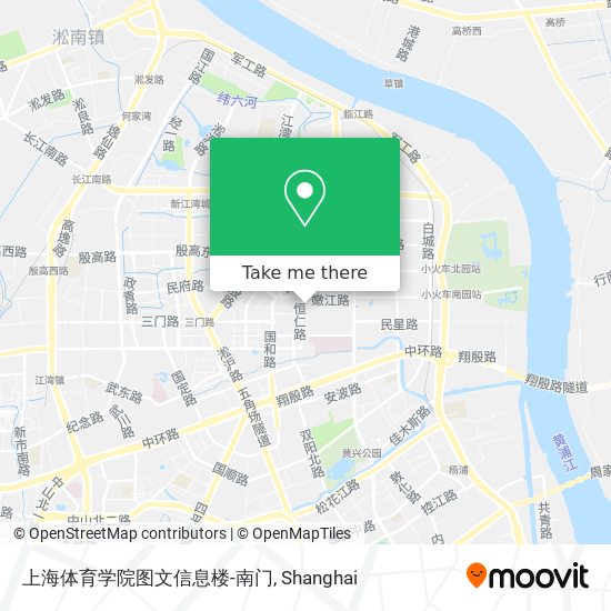 上海体育学院图文信息楼-南门 map