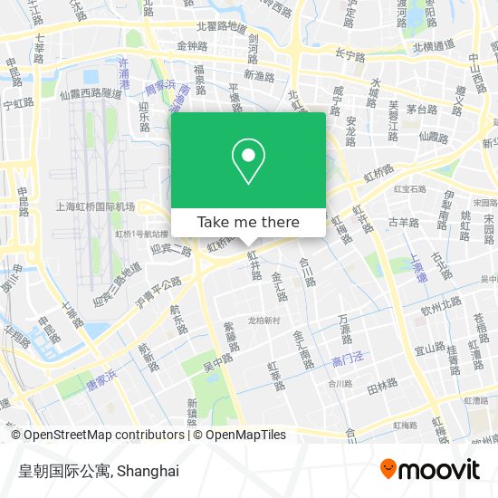 皇朝国际公寓 map