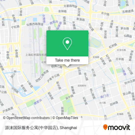 源涞国际服务公寓(中华园店) map