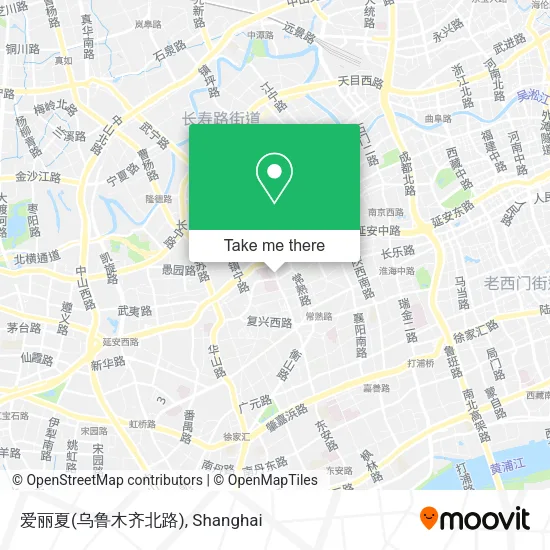 爱丽夏(乌鲁木齐北路) map
