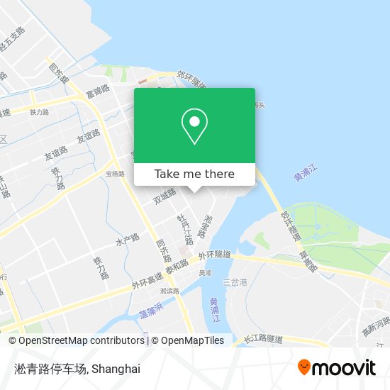 淞青路停车场 map