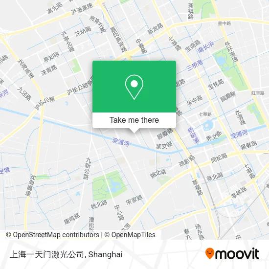 上海一天门激光公司 map