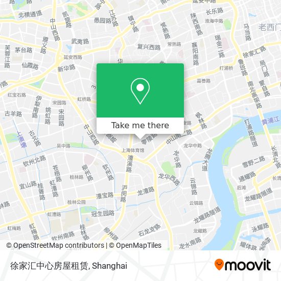 徐家汇中心房屋租赁 map