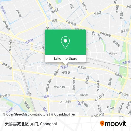 天禧嘉苑北区-东门 map