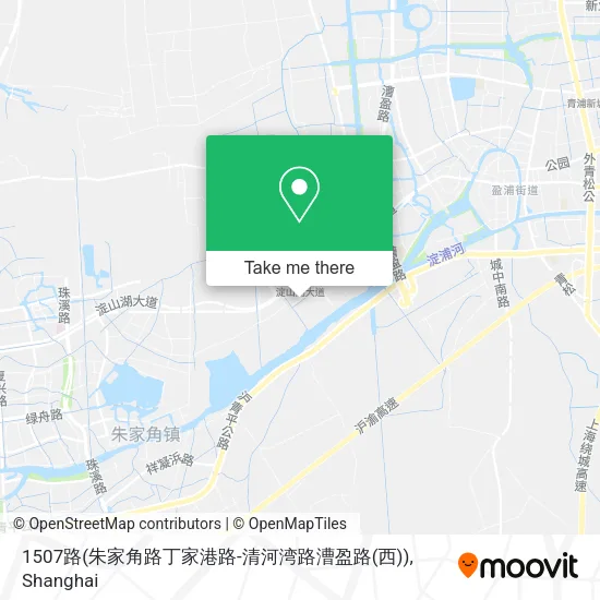 1507路(朱家角路丁家港路-清河湾路漕盈路(西)) map