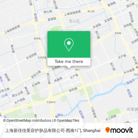 上海新佳佳美容护肤品有限公司-西南1门 map
