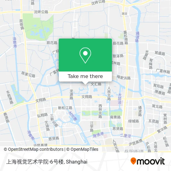 上海视觉艺术学院-6号楼 map