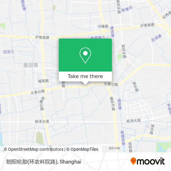 朝阳轮胎(环农科院路) map