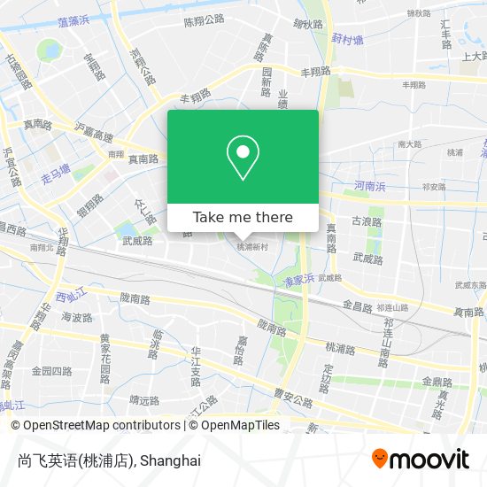 尚飞英语(桃浦店) map