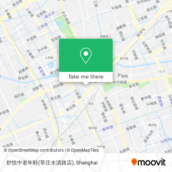 舒悦中老年鞋(莘庄水清路店) map