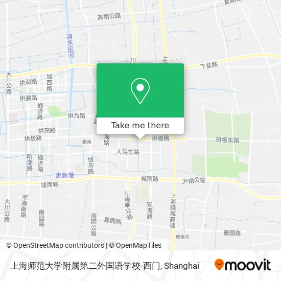 上海师范大学附属第二外国语学校-西门 map