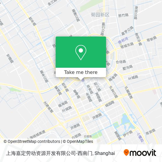 上海嘉定劳动资源开发有限公司-西南门 map