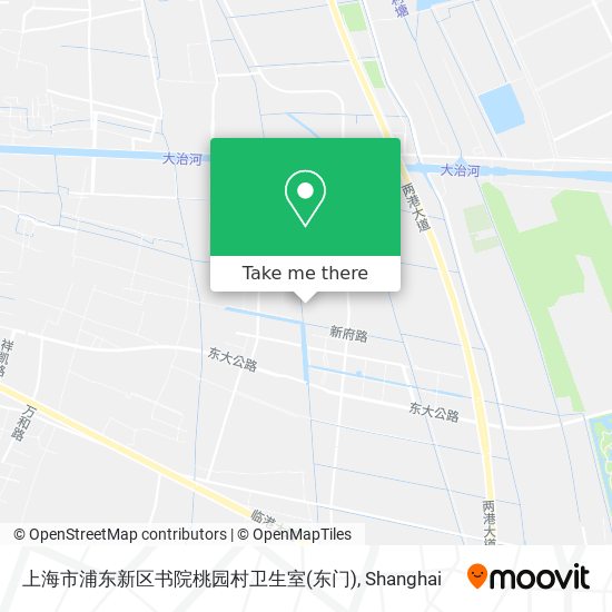 上海市浦东新区书院桃园村卫生室(东门) map