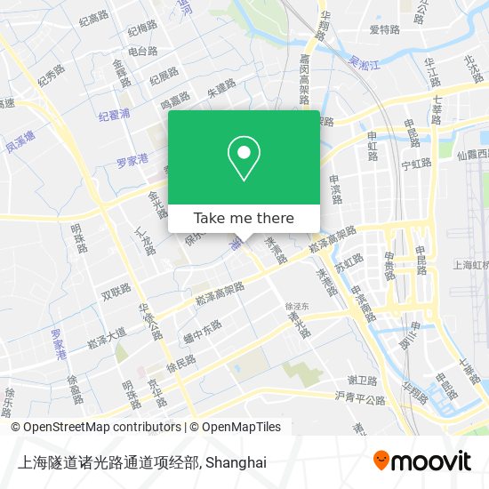 上海隧道诸光路通道项经部 map