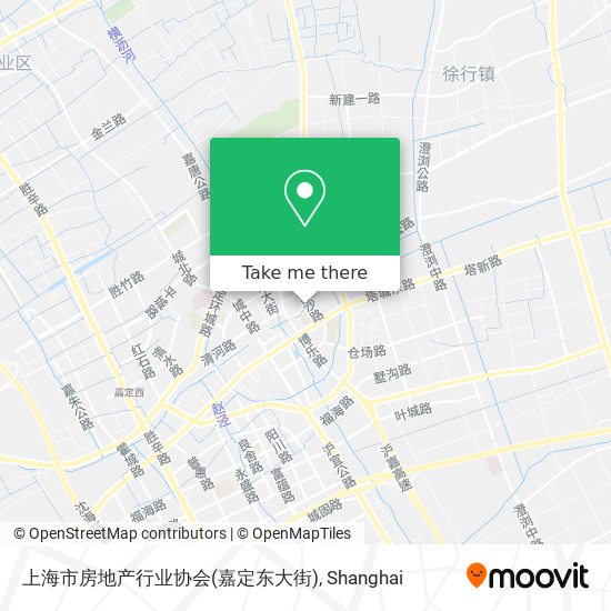 上海市房地产行业协会(嘉定东大街) map