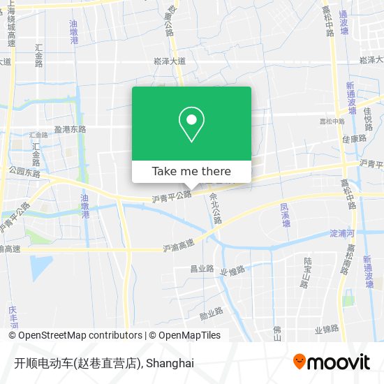 开顺电动车(赵巷直营店) map