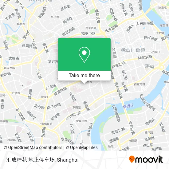 汇成桂苑-地上停车场 map