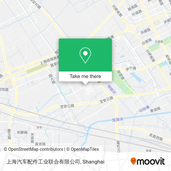 上海汽车配件工业联合有限公司 map
