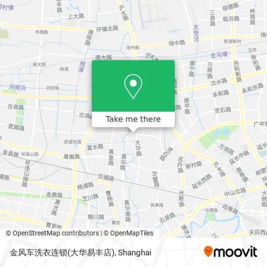 金风车洗衣连锁(大华易丰店) map