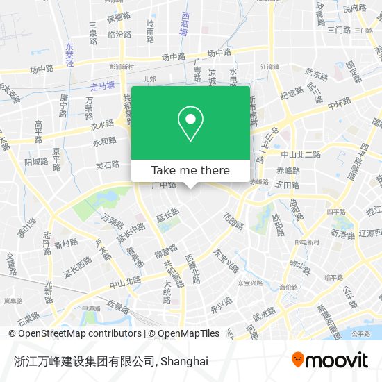 浙江万峰建设集团有限公司 map